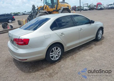 2015 Volkswagen Jetta 2.0L S z USA, uszkodzony, nr VIN 3VW2K7AJ8FM220167